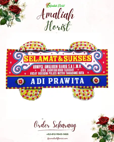 Papan Bunga Ucapan Selamat Cikarawang